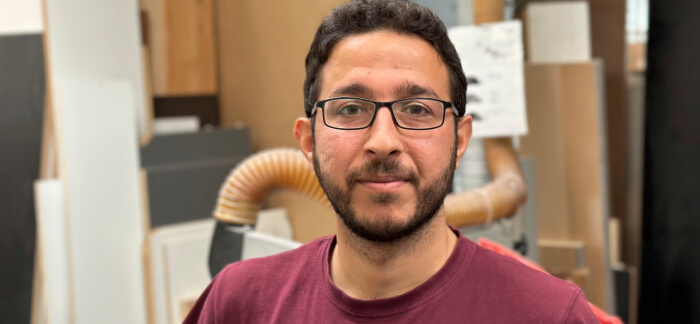 Mahmoud Alallo, Korfmacher Holzverarbeitung.